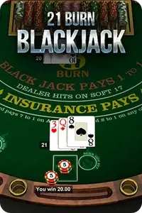 21 Burn Blackjack bonus brûlant