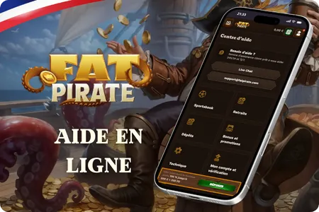 Chat en direct et support client Fat Pirate Casino