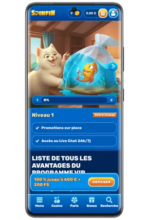 Programme VIP SpinfiN Casino avantages exclusifs