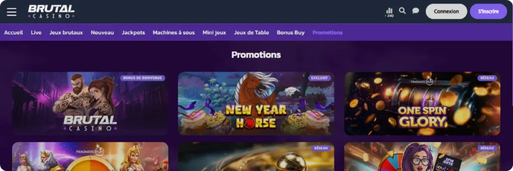 Brutal Casino bonusa