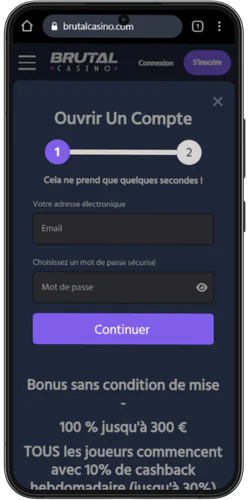 Brutal Casino Identifiez-vous