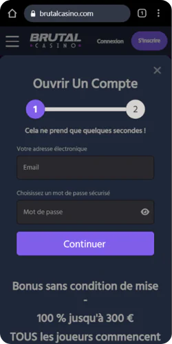 Brutal Casino Ouvrez votre sessione