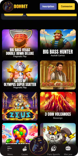Donbet Casino Machines a sous