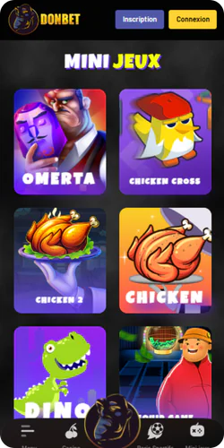 Donbet Casino Mini-jeux